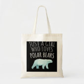 Gewoon een meisje dat van Polar Beren houdt_Polar  Tote Bag (Voorkant)