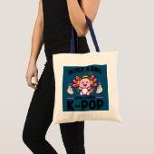 gewoon een meisje dat van pop k pop houdt , merch tote bag (Voorkant (product))