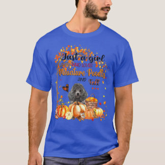 Gewoon een meisje dat van puin houdt en Herfst Tha T-shirt
