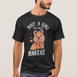 Gewoon een meisje dat van Quokkas Aussie Wildlife  T-shirt