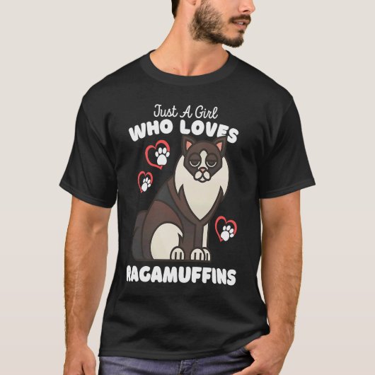 Gewoon een meisje dat van Ragamuffins houdt, die K T-shirt (Voorkant)