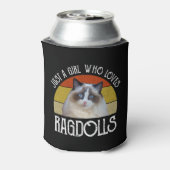 Gewoon een meisje dat van ragdolls houdt blikjeskoeler (Blikje Achterkant)