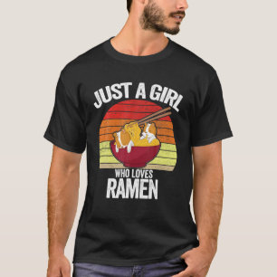 Gewoon een meisje dat van Ramen Hamster Sweater Gi T-shirt