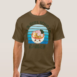 Gewoon een meisje dat van Ramen houdt - Kawaii Jap T-shirt