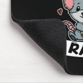Gewoon een meisje dat van Rats houdt, die Rat Cost Muismat (Hoek)