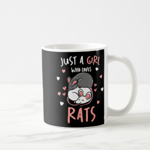 Gewoon Een Meisje Dat Van Ratten Houdt Leuk Huisdi Koffiemok
