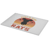 Gewoon een meisje dat van ratten houdt snijplank (Hoek)