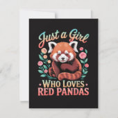Gewoon Een Meisje Dat Van Rode Pandas Houdt Aankondiging (Voorkant)