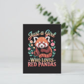 Gewoon Een Meisje Dat Van Rode Pandas Houdt Aankondiging (Staand voorkant)