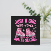 Gewoon Een Meisje Dat Van Rollerskaten Houdt (Staand voorkant)