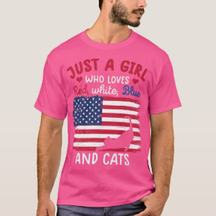 gewoon een meisje dat van rood wit shirt houdt voo