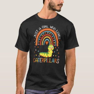 Gewoon Een Meisje Dat Van Rups Voor Vrouwen Meisje T-shirt
