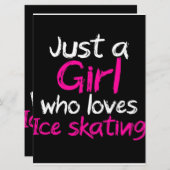 Gewoon een meisje dat van schaatsen houdt (Voorkant / Achterkant)