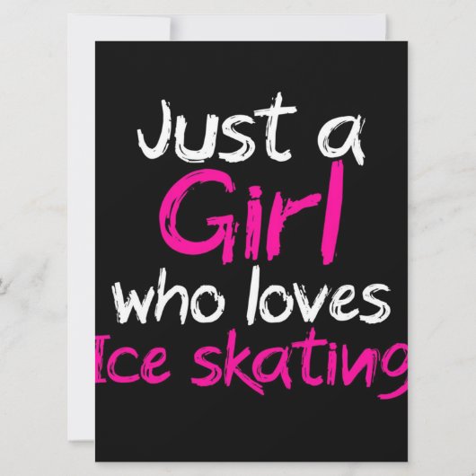 Gewoon een meisje dat van schaatsen houdt (Achterkant)