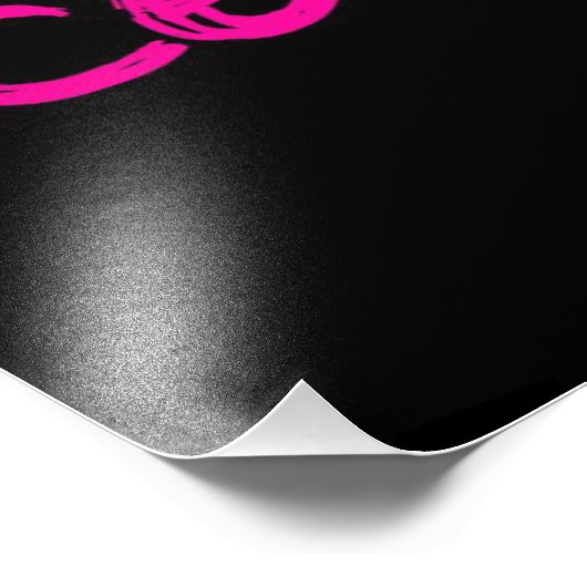 Gewoon een meisje dat van schaatsen houdt foto afdruk (Hoek)