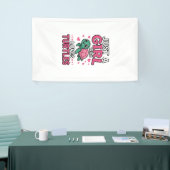 Gewoon een meisje dat van schildpadden houdt, Cute Spandoek (Beurs)