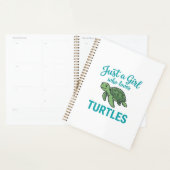 Gewoon een meisje dat van schildpadden houdt vinta planner (Display)