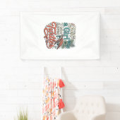 Gewoon een meisje dat van schildpadden houdt vinta spandoek (Insitu)