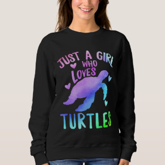 Gewoon Een Meisje Dat Van Schildpadden Houdt Zeesc Trui