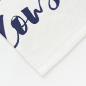 Gewoon een meisje dat van Schotse hooglandkoeien h Fleece Deken (Hoek)