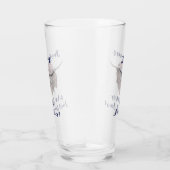 Gewoon een meisje dat van Schotse hooglandkoeien h Glas (Rechts)