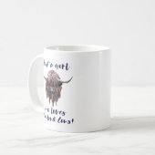 Gewoon een meisje dat van Schotse hooglandkoeien h Koffiemok (Voorkant links)