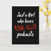 Gewoon een meisje dat van seriële moordenaars houd kaart (Gele Bloem)