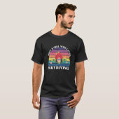 Gewoon Een Meisje Dat Van Skydiven Houdt T-shirt (Voorkant volledig)
