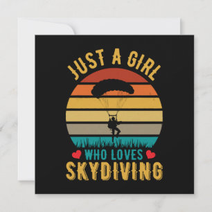 Gewoon een meisje dat van skydiving houdt