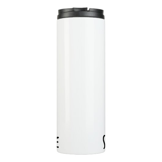 Gewoon een meisje dat van Sloths Coffee houdt Thermosbeker (Achterkant)