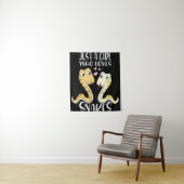 Gewoon een meisje dat van snakes houdt, ik heb een wandkleed (In situ)