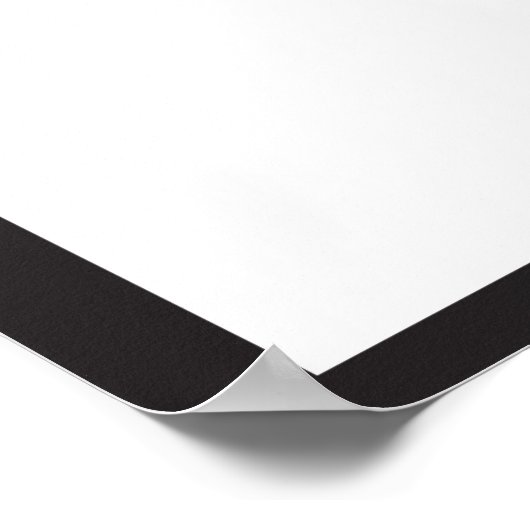 Gewoon een meisje dat van Soccer Classy Black & Wh Poster (Hoek)