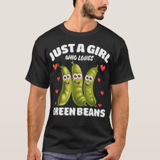 Gewoon een meisje dat van sperziebonen houdt Sperz T-shirt