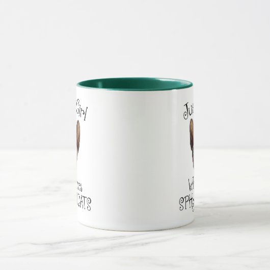 Gewoon een meisje dat van Sphynx houdt Mok (Midden)