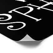 Gewoon een meisje dat van Sphynx houdt Poster (Hoek)