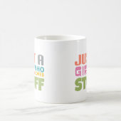 Gewoon een meisje dat van spullen houdt koffiemok (Center)