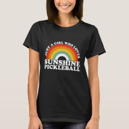 Gewoon een meisje dat van Sunshine houdt en Pickle T-shirt