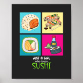 Gewoon een meisje dat van Sushi houdt Poster (Voorkant)