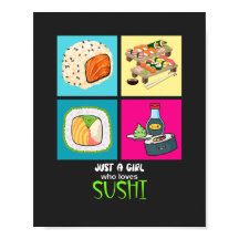 Gewoon een meisje dat van Sushi houdt