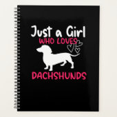 GEWOON EEN MEISJE DAT VAN TECKELS HOUDT PLANNER (Voorkant)