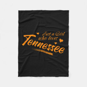 Gewoon Een Meisje Dat Van Tennessee Houdt, Dames C Fleece Deken