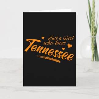 Gewoon een meisje dat van Tennessee houdt, Dames C Kaart