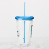 Gewoon een meisje dat van Tennis houdt | Tennis Pl Acryl Drinkbeker (Rechts)