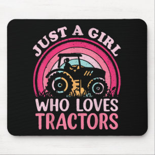 Gewoon Een Meisje Dat Van Tractors Houdt Muismat