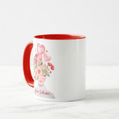 Gewoon een meisje dat van Valentijnsdag houdt Mok (Voorkant links)