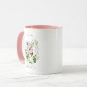 Gewoon een meisje dat van varkens houdt | Monogram Mok (Voorkant links)