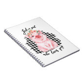 Gewoon een meisje dat van varkens houdt notitieboek (Rechterzijde)