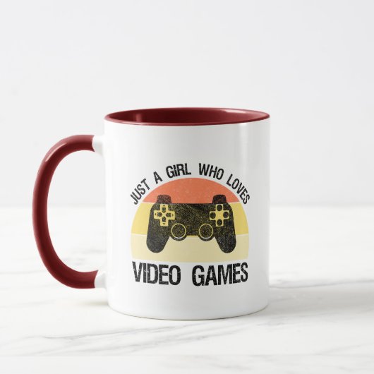 Gewoon Een Meisje Dat Van Videogames Houdt Mok (Links)