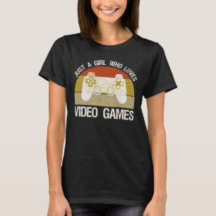 Gewoon Een Meisje Dat Van Videogames Houdt T-shirt