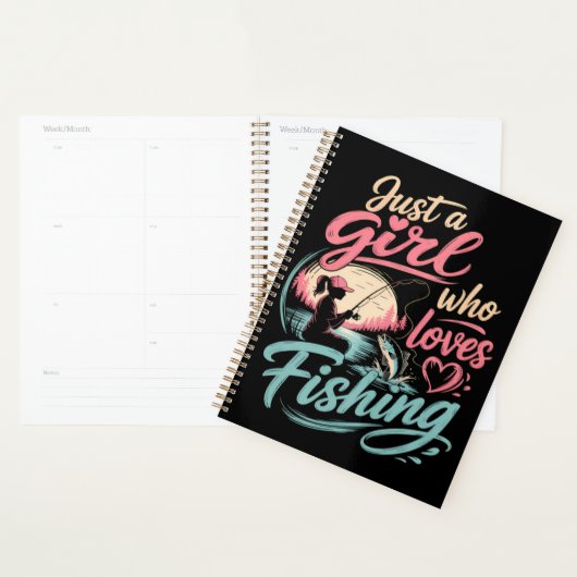 Gewoon Een Meisje Dat Van Vissen Houdt Planner (Display)